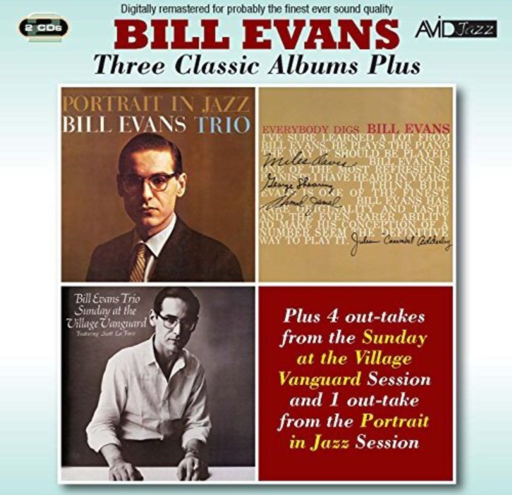 Bill Evans - Drei klassische Alben plus CD