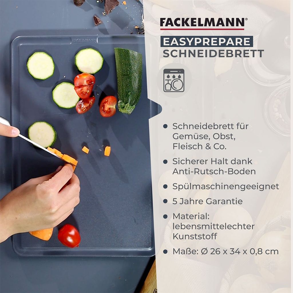 x 24 cm Fackelmann Schneidbrett 36