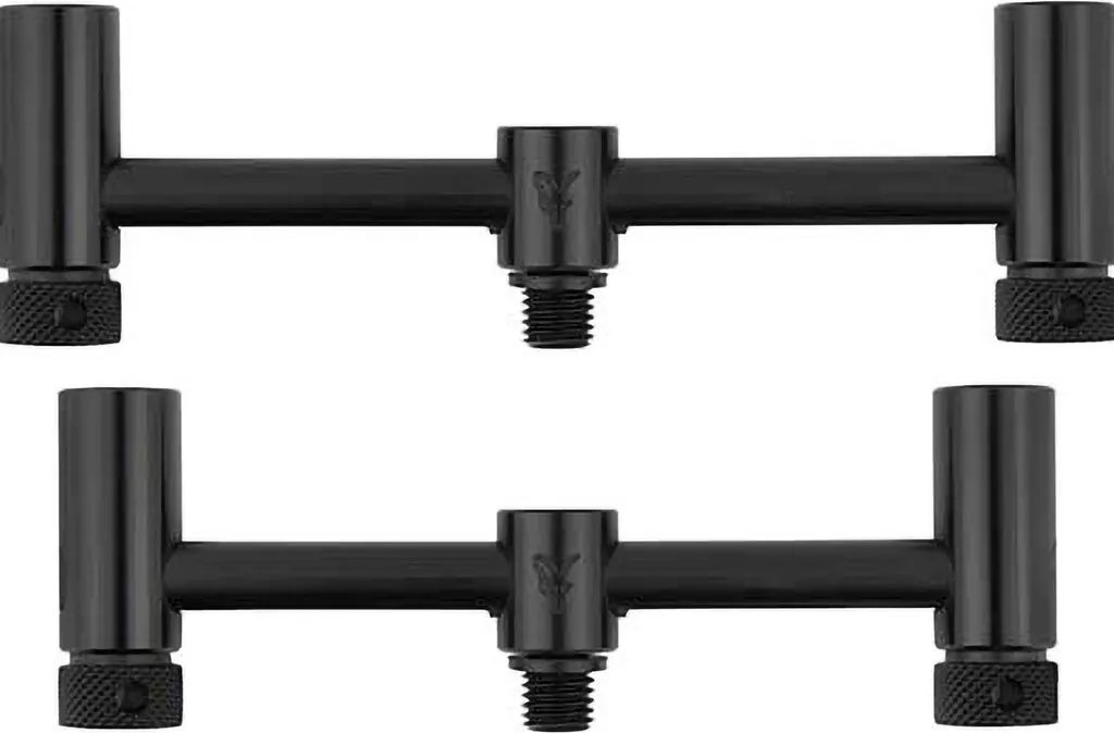 Support de canne anti-torsion Fox Black Label Slim buzz bar carpe ajustable