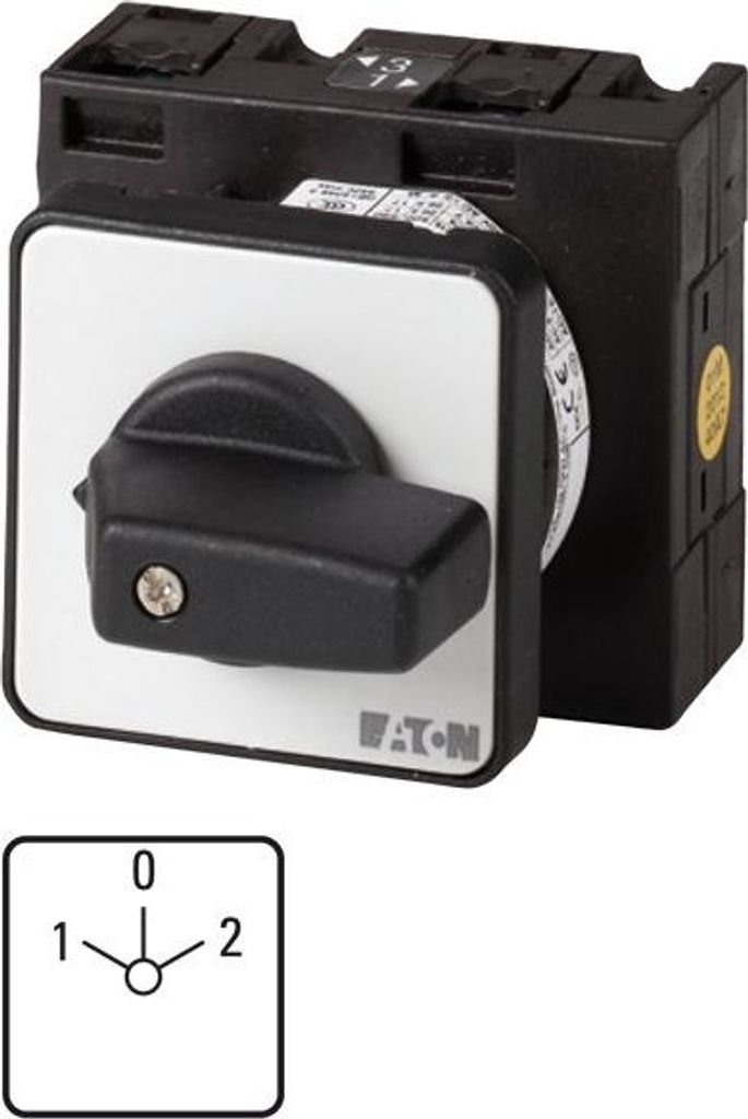 Eaton T3-3-8212/E Elektroschalter Kippschalter 3P Schwarz