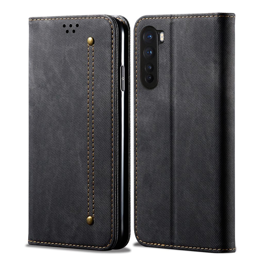 OnePlus Nord Pouzdro, Kožené Peněženkové Pouzdro s Obrázek produktu 