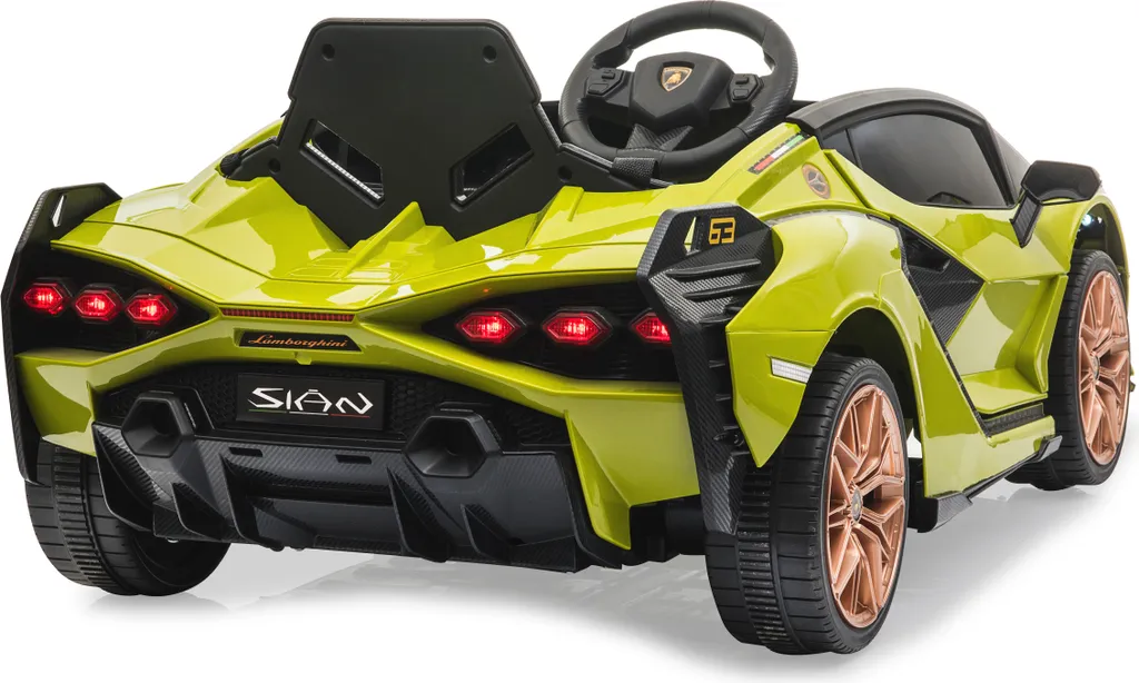 Lamborghini Enfant 12V Vert FKP 37 : Cadeau Idéal pour Jouer Dehors - 3