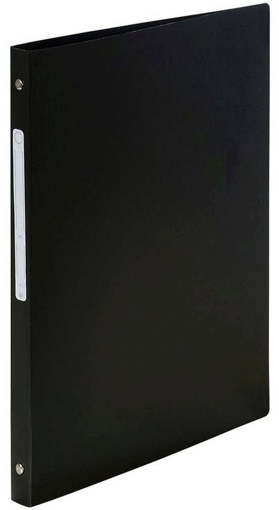 Ringbuch Uni A4 PP 4 Ringe 15mm schwarz Produktbild 