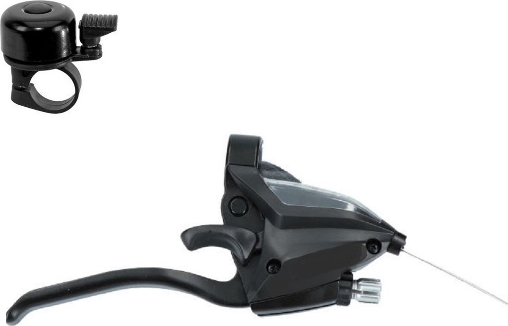 Shimano Schalt-Bremshebel ST-EF500 4 Finger 7-Fach Rechts inkl. Fahrradklingel