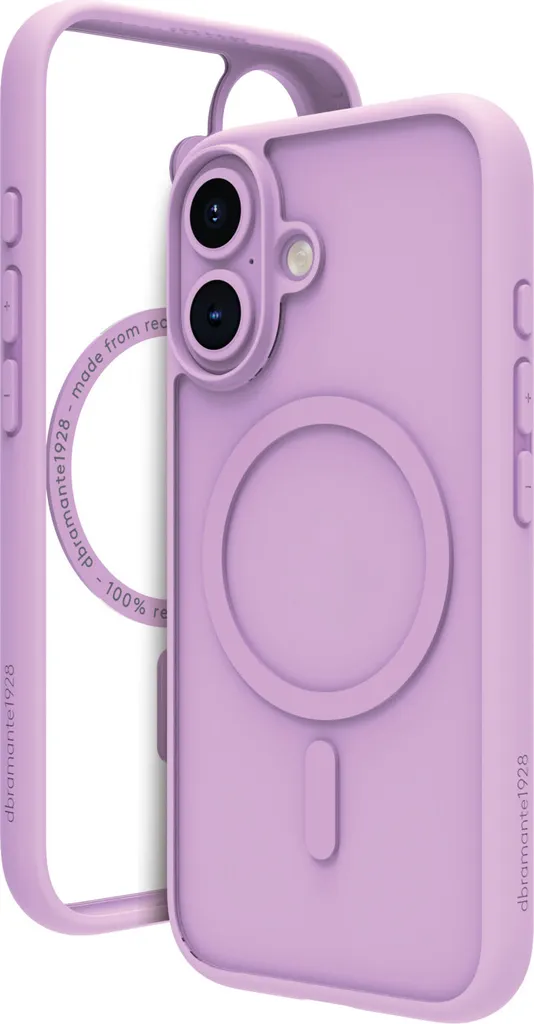 Cover MagSafe iPhone 15/16 6.1" Rosa - dbramante1928 Grenen GRS