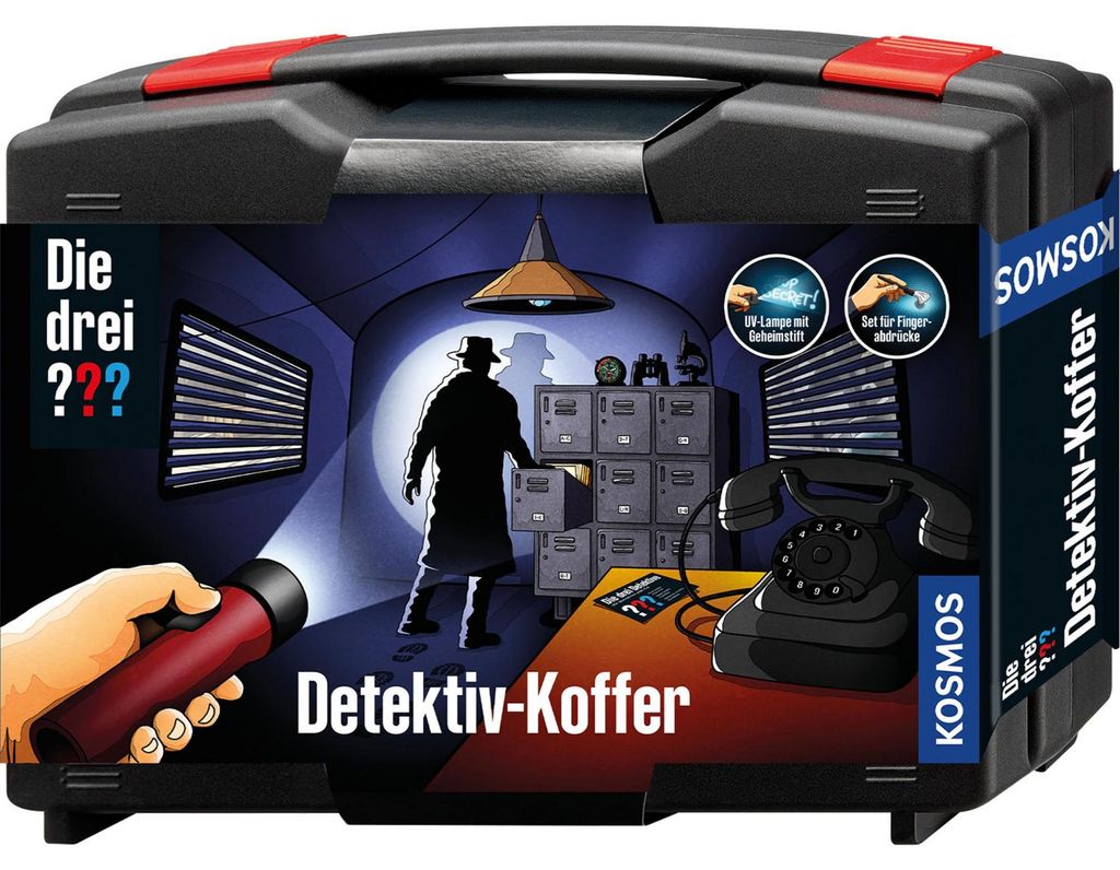 Die drei ??? Detektiv-Koffer (Komplettausrüstung für Produktbild 