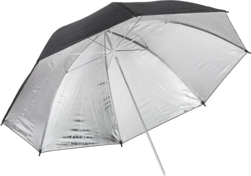 Quadralite Parapluie Argenté 120cm - Réflexion argentée à fort contraste