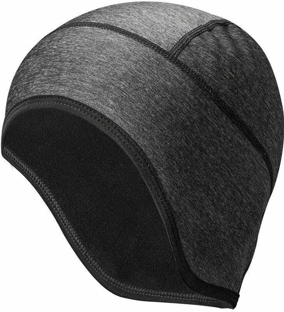 ROCKBROS Beanie Inverno Sotto Casco Paraorecchie Casco Cappuccio Antivento Outdoor Nero