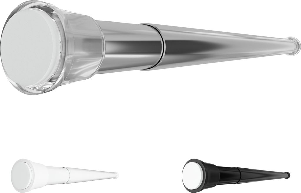 Aquabad Hastaflex Teleskop Duschstange Silber, 70 - 110 cm