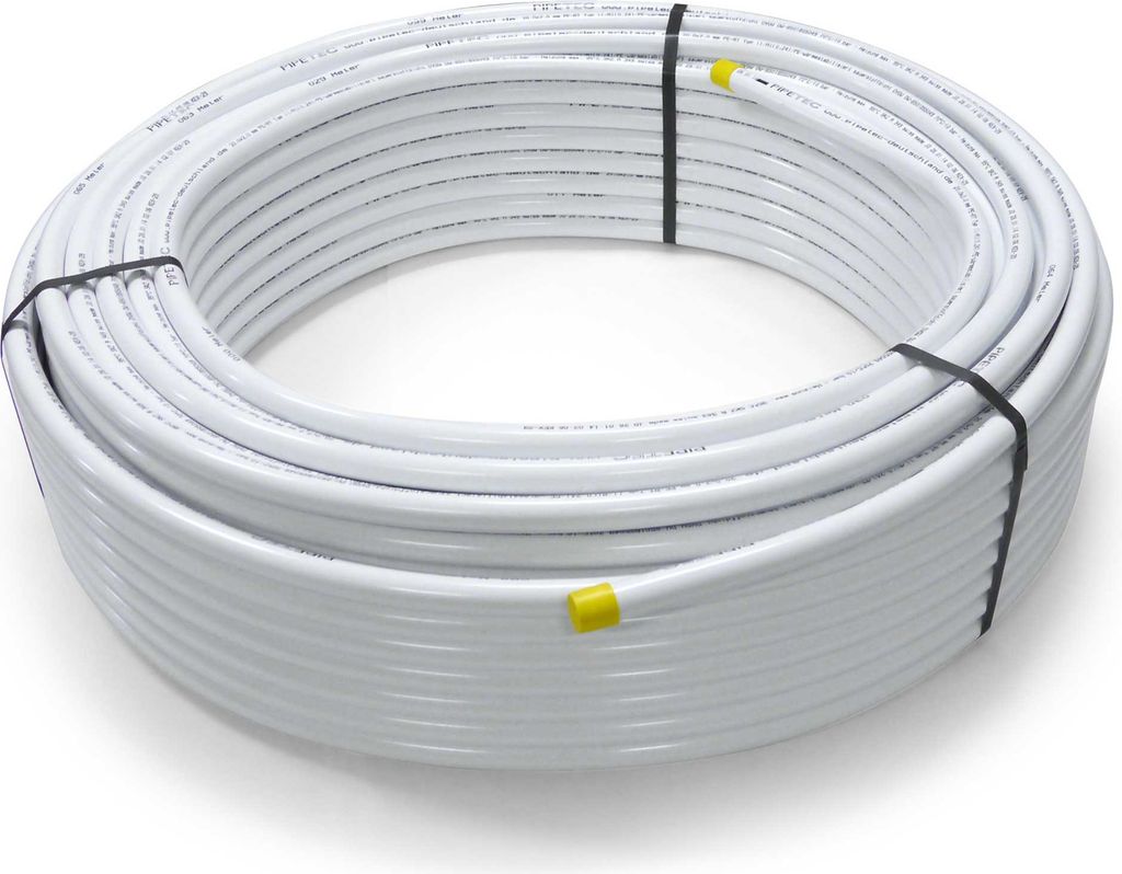 Pipetec Alu-Mehrschichtverbundrohr 20 x 2 mm Rollenrohr 10 m, Trinkwasser (DVGW) : 20 mm x 10 m Größe: 20 mm x 10 m