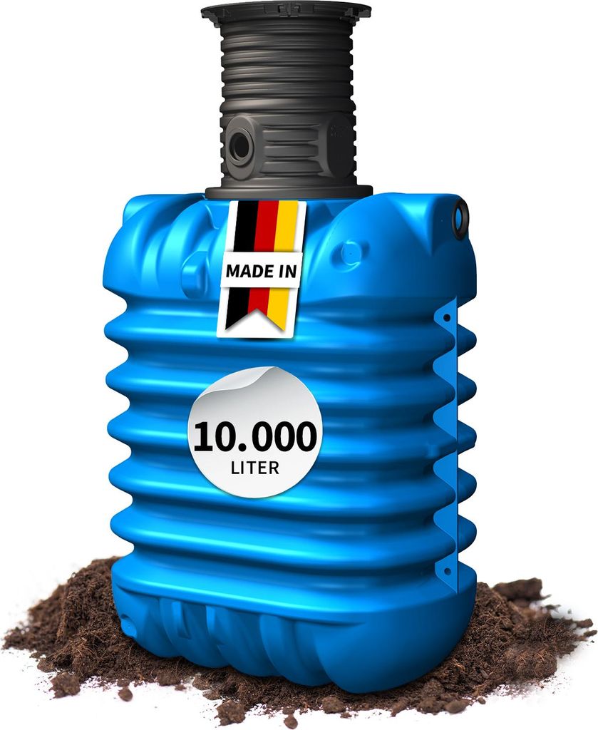 4rain MODULARIS Erdtank 10000 Liter inkl. Schachtverlängerung