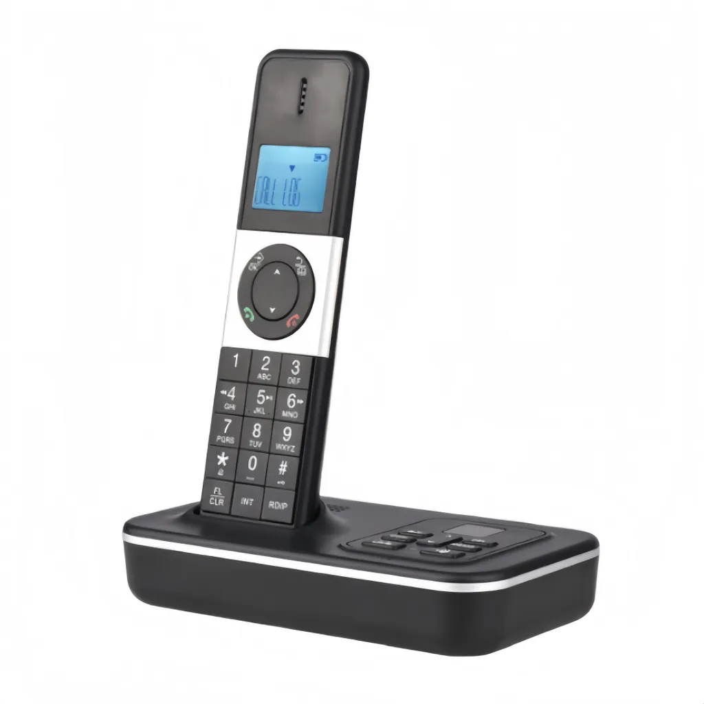 Téléphone sans fil avec répondeur intégré et grand écran ZELURXX