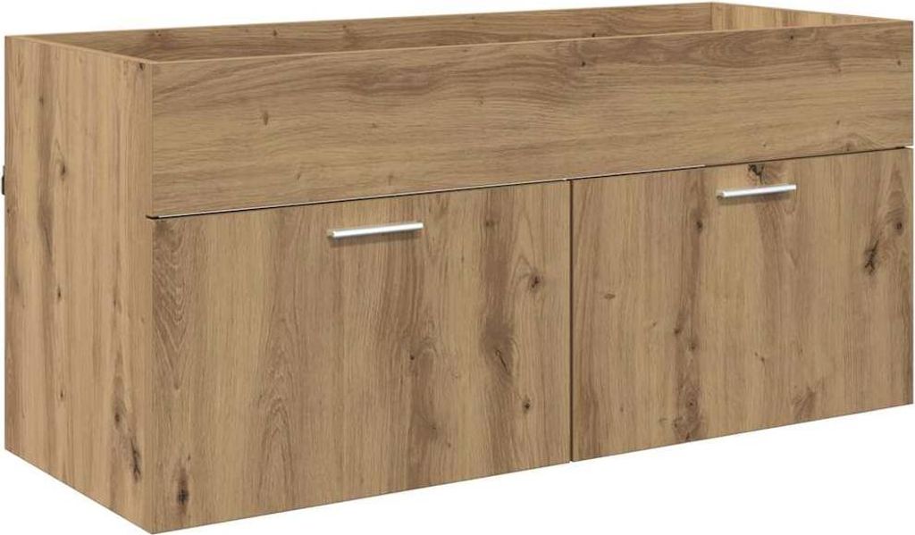 Waschbeckenunterschrank mit Tür Artisan-Eiche Holzwerkstoff
