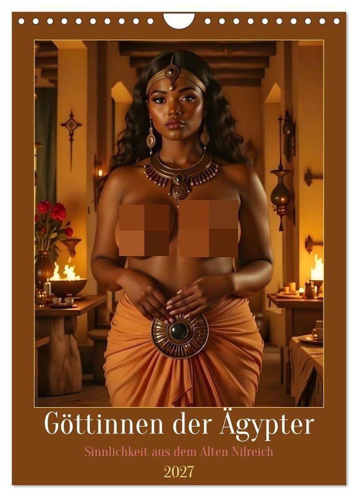 Göttinnen der Ägypter (Wandkalender 2027 DIN A4 hoch), CALVENDO Monatskalender