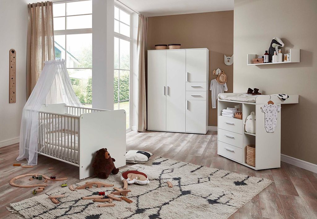 Babyzimmer Komplettset ALIYA 5 in weiß