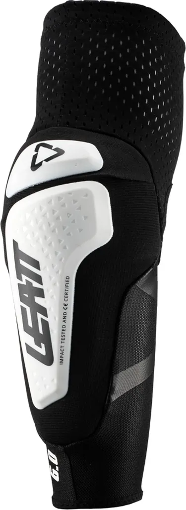 Coudières VTT Leatt 3DF 6.0 XL Blanc Noir - Protection Articulée