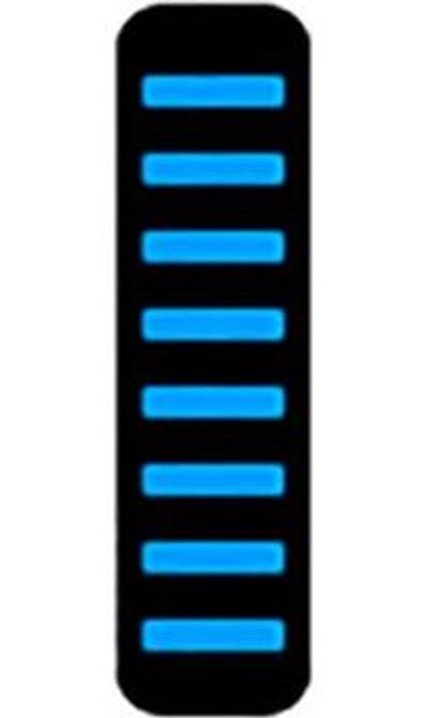 Proguard Kabelbinder – vorne – Aufkleber – Mini – Cyan