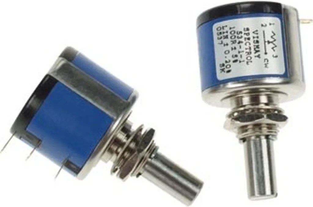 Réglage de Précision Potentiomètre 100e 10 Tours pour Alimentation Labo