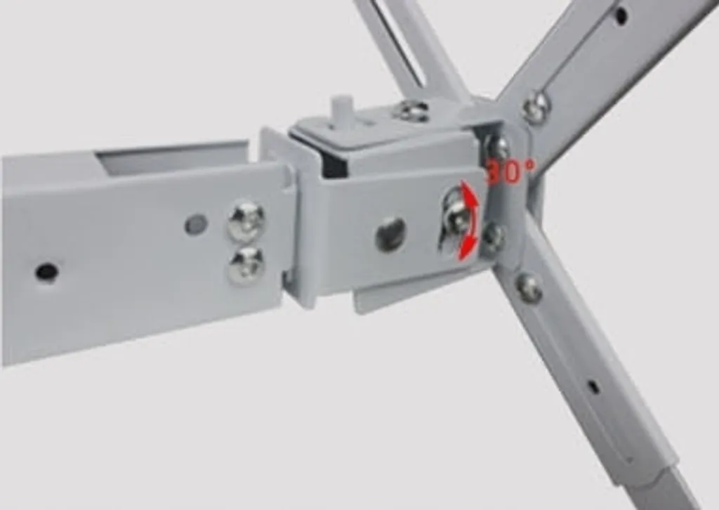 Support de Plafond pour Projecteur Télescopique en Acier de 65 cm - 5