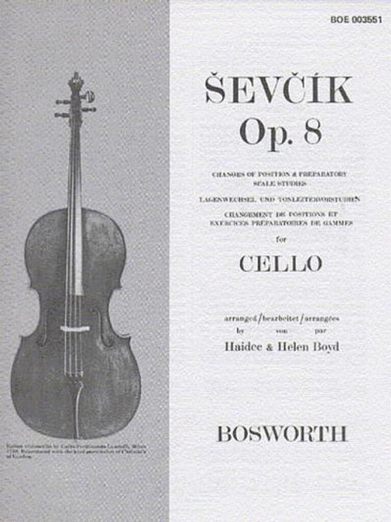Sevcik for Cello - Opus 8