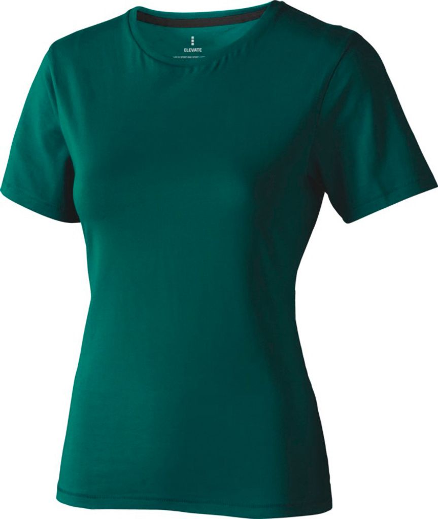 Elevate Damen T-Shirt Nanaimo, kurzärmlig PF1808 (XS) (Tannengrün)