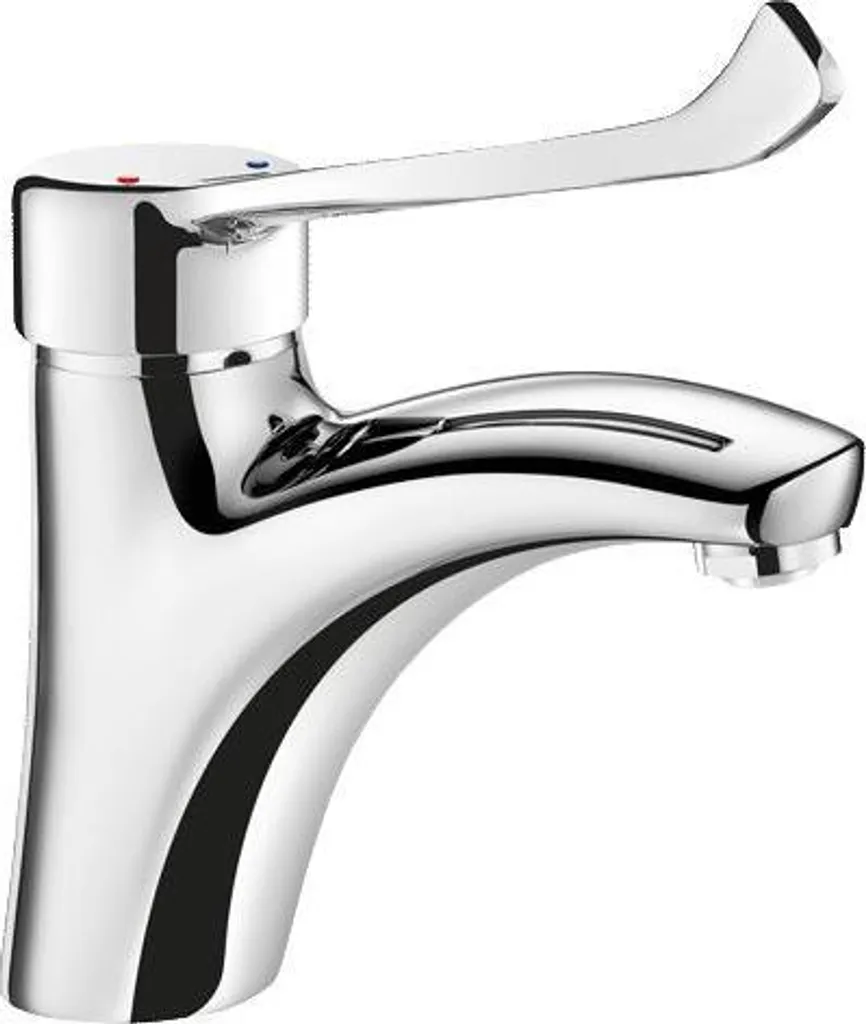 Mitigeur pour lavabo PMR et médical Delabie EHM levier long L135