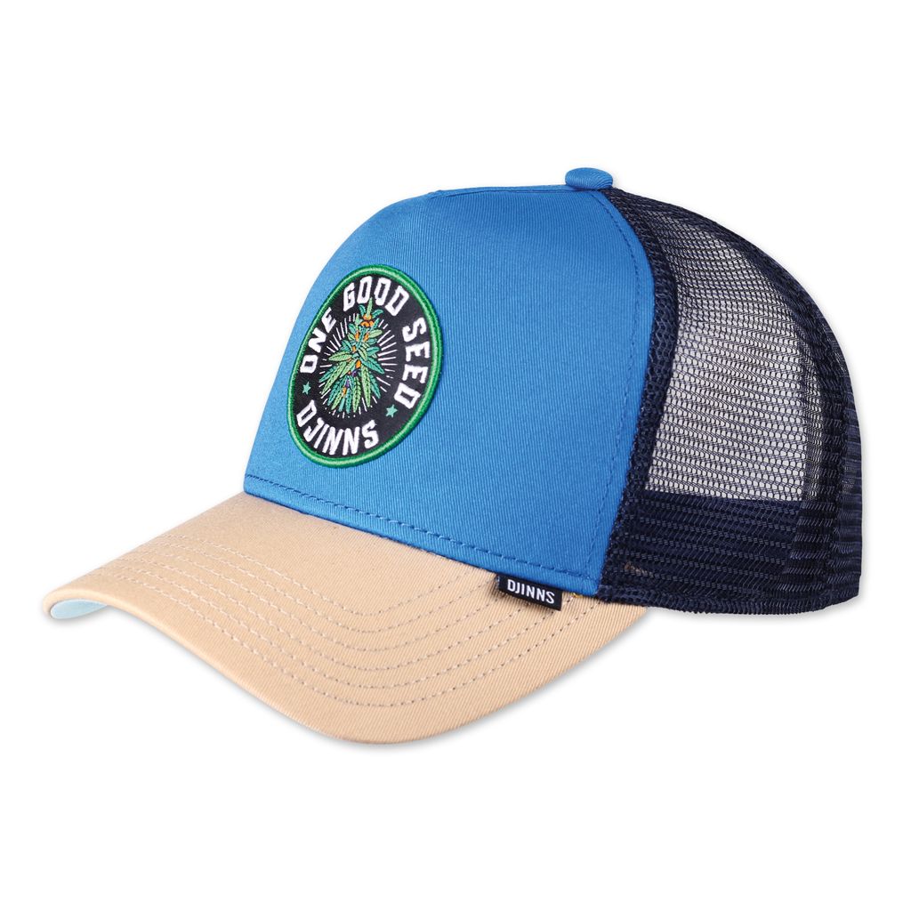 Djinns HFT Cap Food Seed 1004464, blau, Gr. Einheitsgröße