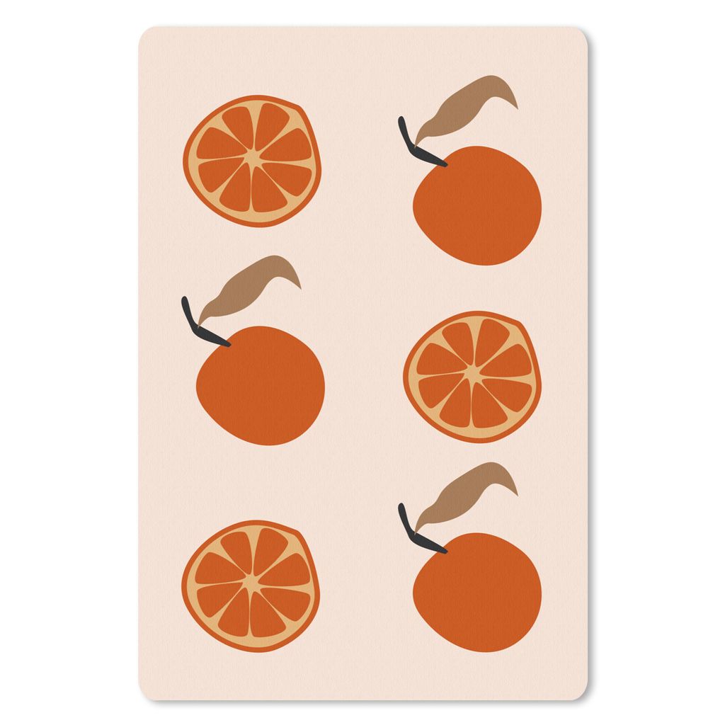 MuchoWow Mauspad Mousepad Sommer - Tomaten - Muster 18x27 cm - Mousepads - Maus Mat - Pad - Mausunterlage