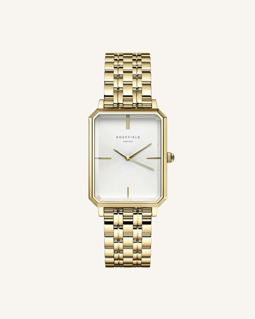 ROSEFIELD Damenuhr Octagon Gold eckig OCWSG-O40