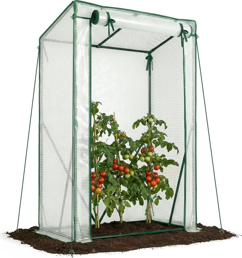 VOUNOT® Schuin dak kas, foliekas 100x50x150cm voor Productafbeelding 