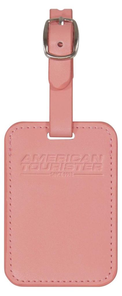 American Tourister Anhänger Reisezubehör Luggage Tag 2x Solar Pink lachsfarben