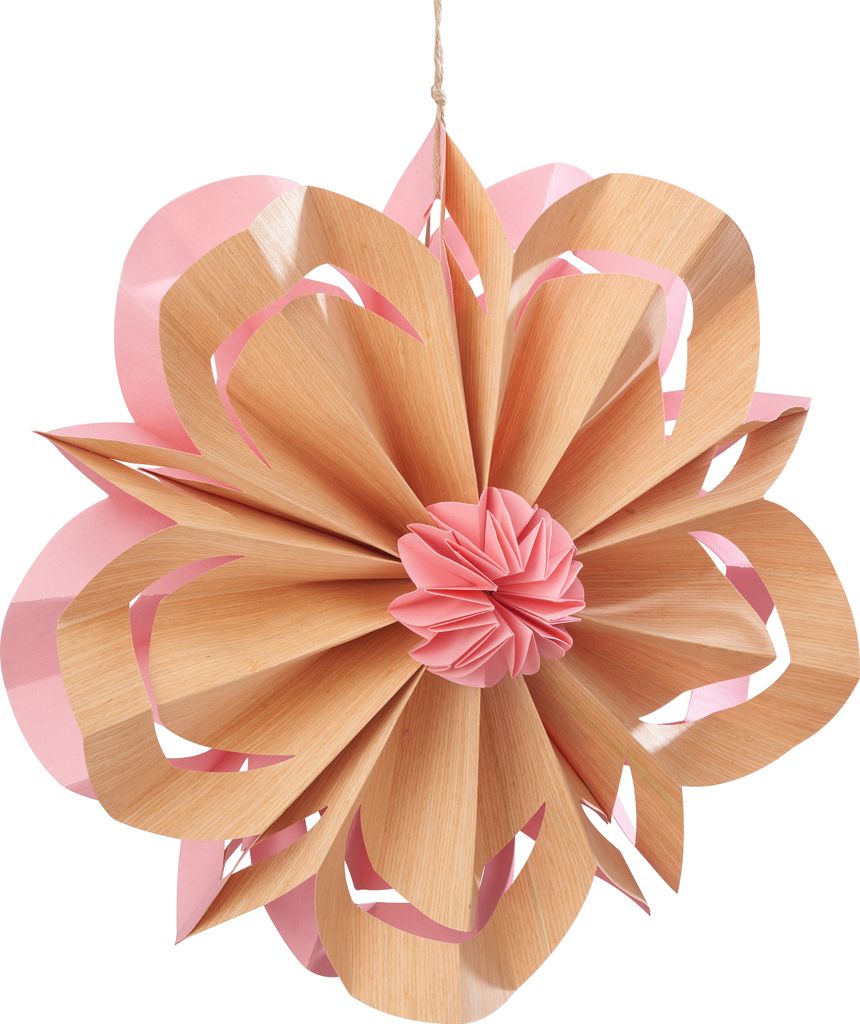 Othmar Decorations Papier Hänger Blüte 30 cm Durchmesser 12 cm Breite Deko