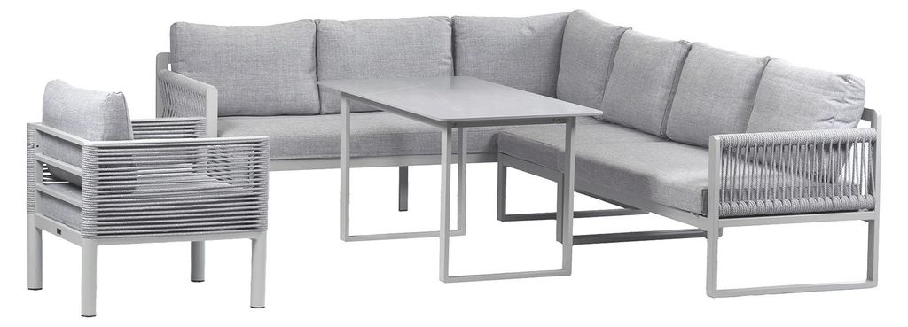 Dining Ecklounge-Set Reims | Lounge-Sessel Cuba | Links | Sand