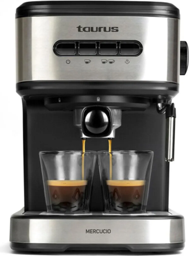 Machine à café 20 Bar système extra-crème Taurus Mercucio automatique