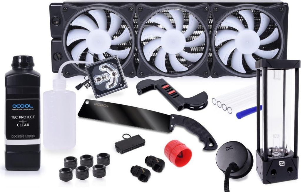 Alphacool Core Hurrican 360mm XT45 HardTube Wasserkühlungsset