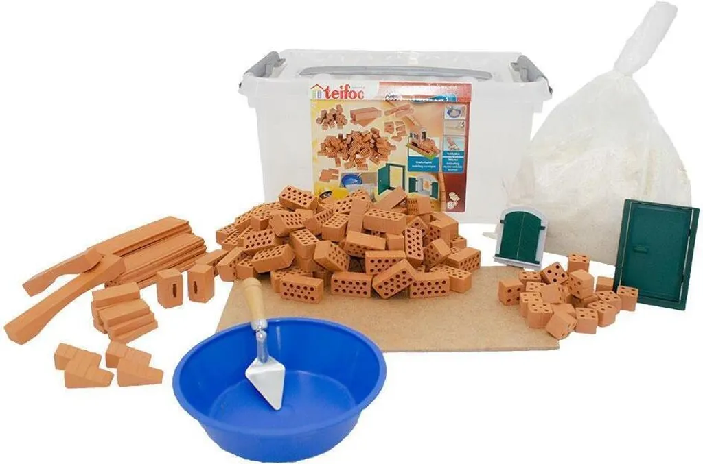 Teifoc I Coffret de construction en pierre réelle avec mortier soluble - 2