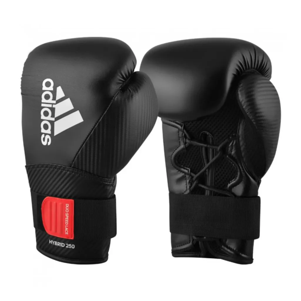 Gants de boxe Hybrid 250 Duo Lace rembourrés 12 oz avec maintien fixe