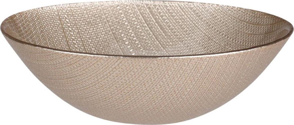 Siaki Collection Servierschüssel - Elegantes Design 15 cm in Champagnergold