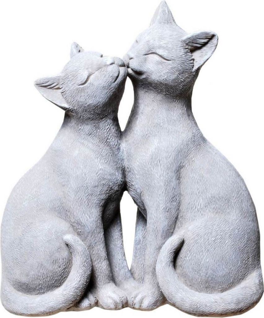 Katzen-Pärchen schmusend