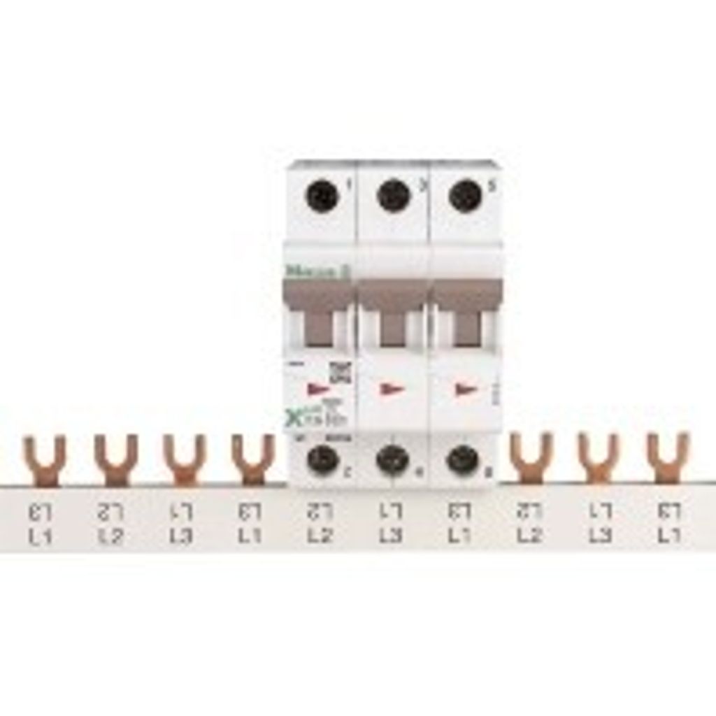 Anschlusssammelschiene 1P 80A 16mm2 Gabel Z-GV-16/1P-1TE Produktbild 