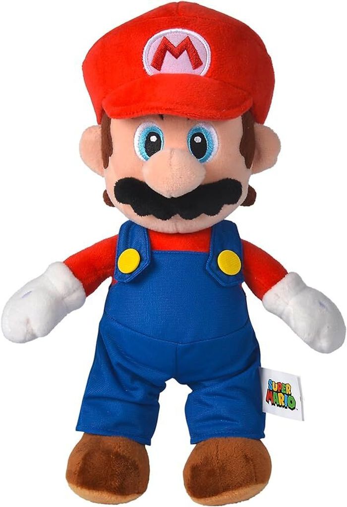 Super Mario Plüschtier 33 cm – Kuscheltier, Nintendo Fanartikel, Geschenkidee