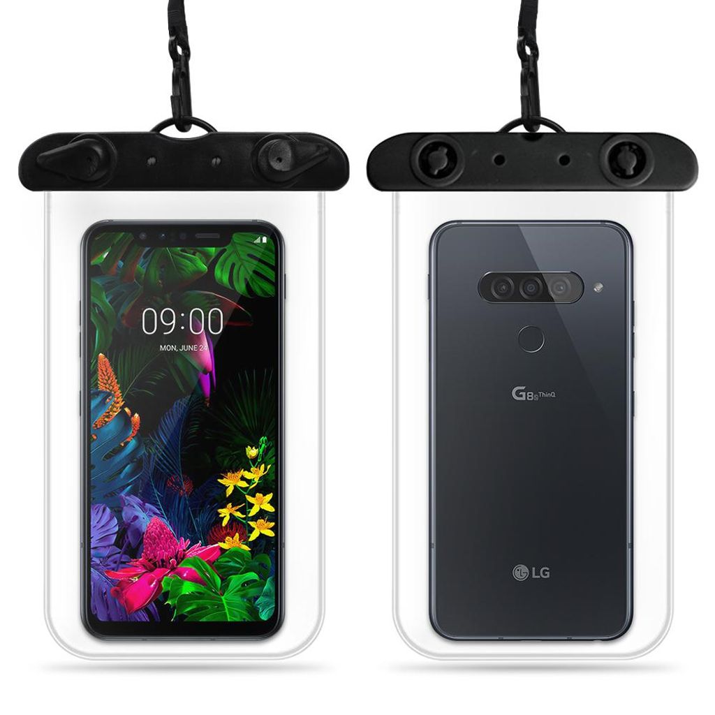 Handy Hülle Wasserdicht für LG G8S ThinQ Wasser Tasche Case Cover WassertascheFarbe:Ultra Clear