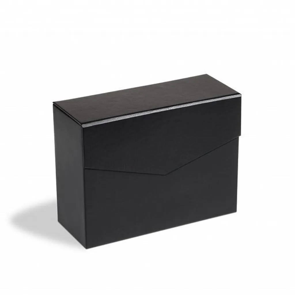 Boîte d'archivage carton compact noir LOGIK A5 - Fermeture sécurisée