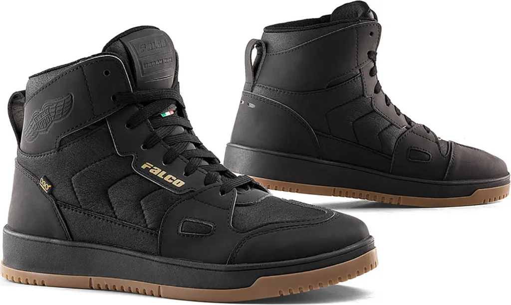 Baskets Moto Homme Falco Harlem Noir 42 : Confort et Homologation CE