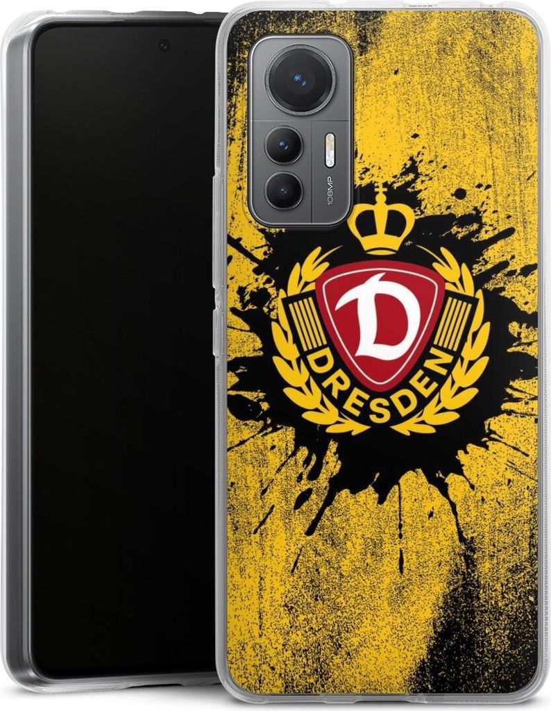 DeinDesign Handyhülle für Xiaomi 12 Lite 5G Silikon Hülle Case Smartphone Schutzhülle Fußball Offizielles Lizenzprodukt SG Dynamo Dresden