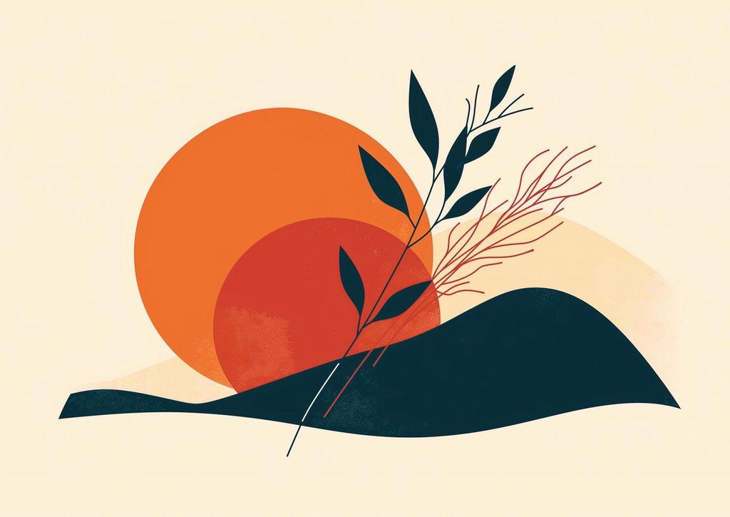 Plakat 59,4x42cm Dämmerung in der Stille