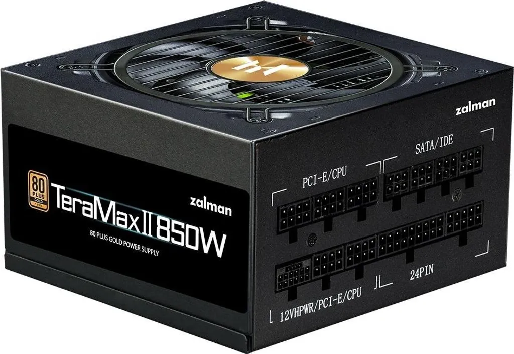 Alimentation PC 850W Modulaire Zalman TeraMax II Certifiée 80 Plus Gold
