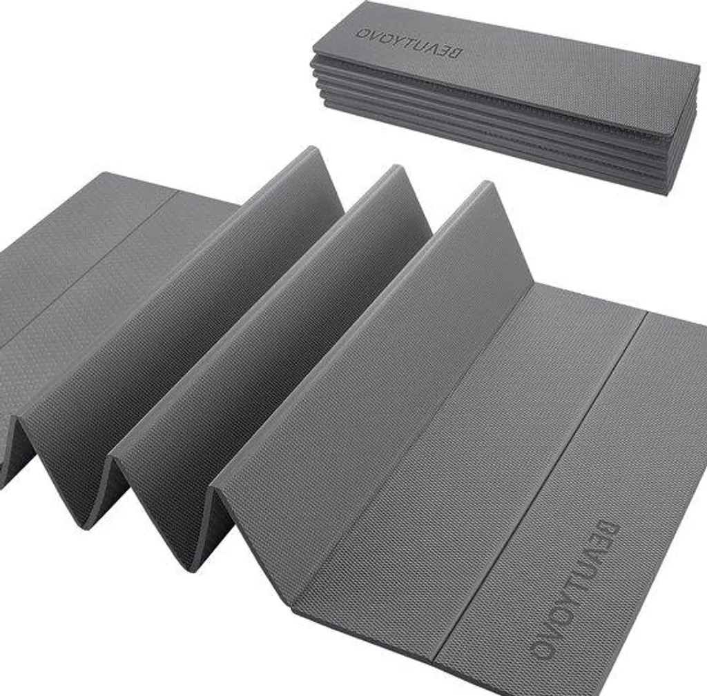 Tapis de yoga pliable anti-glisse en TPE - Fini l'encombrement - 8mm