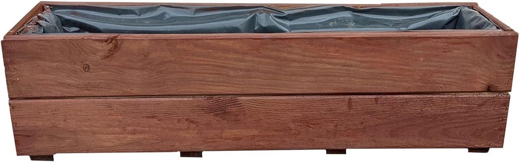 Drevený kvetináč 90 cm – kvetináč na balkón a terasu – Obrázok produktu 