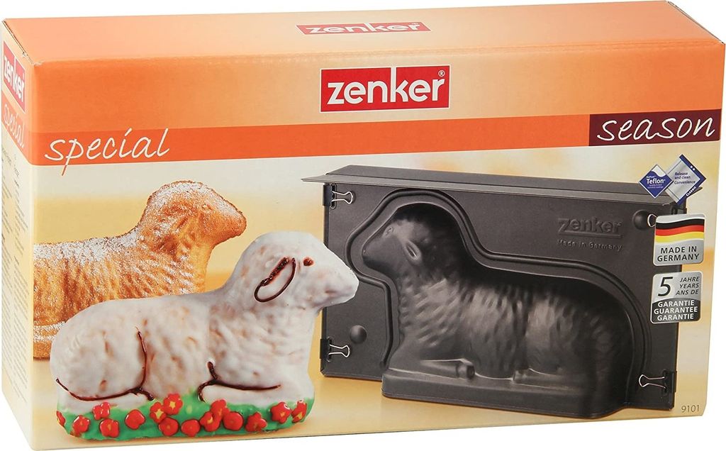 Zenker Backform "Lamm" 1 l Volumen, antihaft-beschichtet Produktbild 8